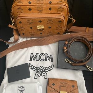 Klassik Crossbody In Visetos & MCM Patricia Visetos Flap Wallet